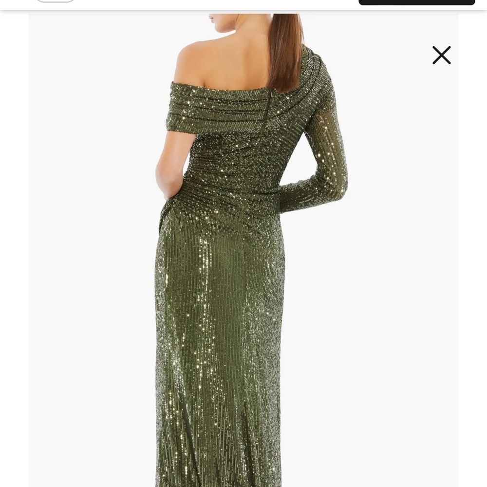 Green long gown